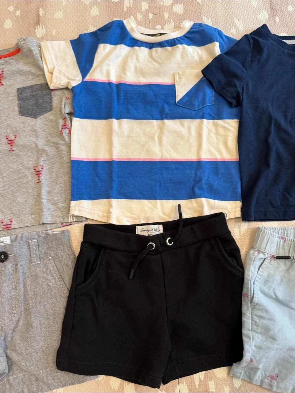 Sovereign Code Boys 24M 6-Piece Bundle | 3 Pocket Tees + 3 Shorts | Mix & Match